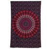 Indian hippie Bohemian psychedelic peacock mandala wall hanging bedding tapestry
