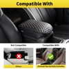WEIHAO Car Arm Rest Cover Pad, Thick Padding 12.4x7.28x2.2 inch