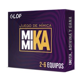 Glop Mimika - Juego de Mímica - Juegos de Mesa - Juegos de Mesa Adulto para Fiestas Con Amigos - Juegos de Mesa Familiares - Juegos de Mesa niños 8 años en Adelante - Juego de Mesa Adulto