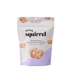 French Squirrel Vegan French Toast Cereal Clusters - Gluten Free Healthy Snack, Cinnamon Sugar Coated Crunchy Cereal Bites (Pack of 3) - Low Sugar Bisous