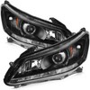 OCPTY Headlight Assembly Pair Replacement for Honda for Accord 2013-2015