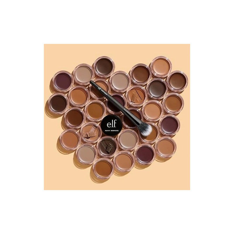 e.l.f. Putty Bronzer, Creamy & Highly Pigmented Formula, Creates a