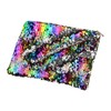 Double-Sided Glitter Pencil Case Reversible Sequin Zipper Pencil Pouch for