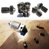 Hardened Steel Extruder Nozzle 0.2mm/0.3mm/0.4mm/0.5mm/0.6mm Compatible with 1.75MM V6 Hotend