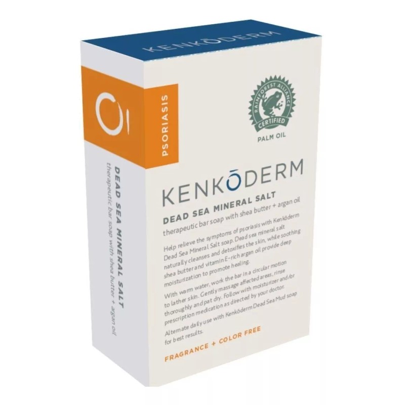 Kenkoderm Psoriasis Jabón Con Sal Mineral 120gr Kenkoderm
