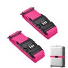 Luggage Strap with Combination Lock, Pack of 2 Luggage Strap,