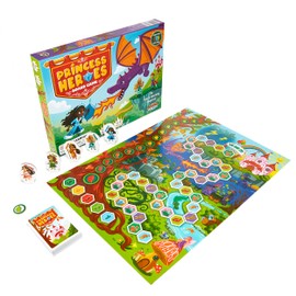 Princess Heroes Board Game - Cooperative Princess Castle Game for Kids Ages 4 and Up - Children Develop New Skills Through Play, Perfect for Family Fun Time