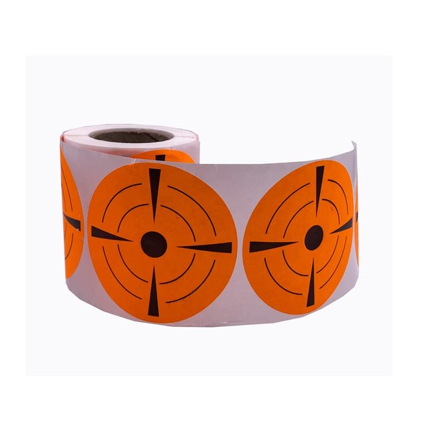 3 Inch x 200 Pcs/roll Flurocent Fresh Color Shooting Target