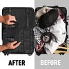 CASONMMAX 4 Set Tactical Packing Cubes ，Compressible Mesh Duffle Storage
