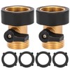 Sanpaint Water Hose Shut Off Valve, 2 Pack Heavy Duty