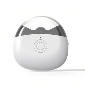 Lancoon Elektrischer Nagellackierer mit Licht Geräuscharmer Nagelschrottspeicher 2 Geschwindigkeiten Sicherheit Wiederaufladbarer Nagelknipser Edelstahlklinge für Babys Senioren Home Office