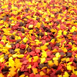 Candy Retailer Mini Fall Leaves Cupcake Sprinkles 4oz