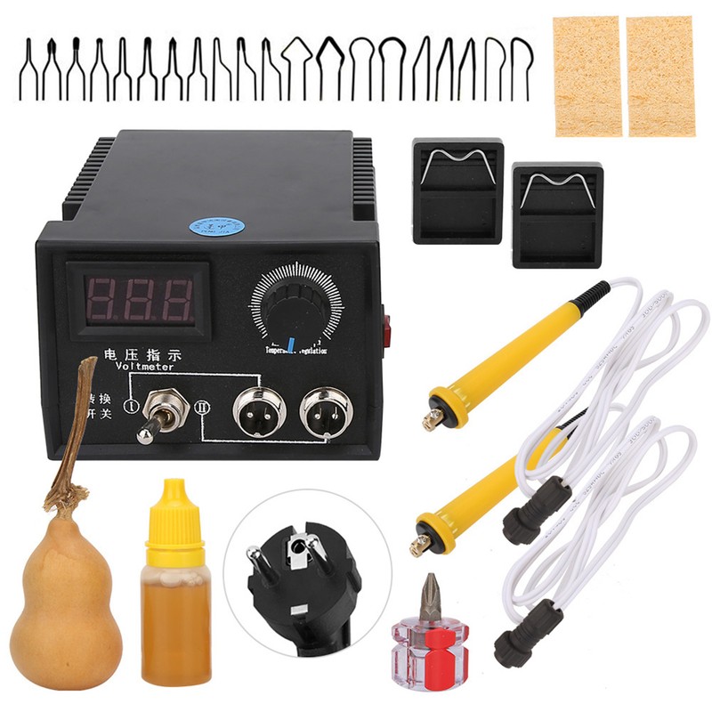 LH40‑SF802 Digital Display Dual Interface Pyrography Machine Heating Solder Wooden