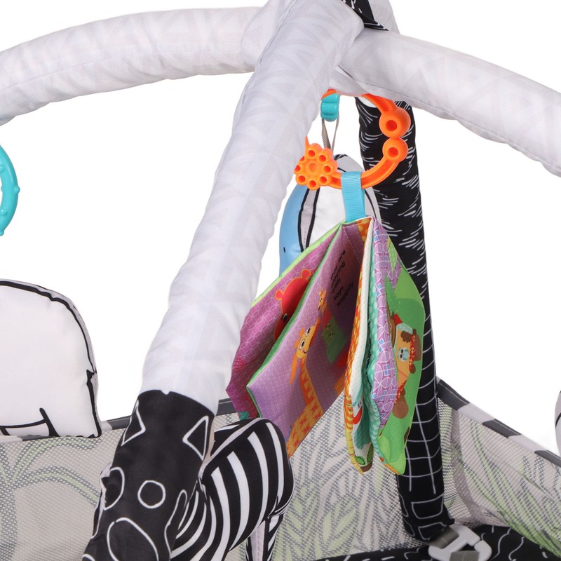 Portable Cozy Baby Gym Play Mat Square Wild Prairie Pattern