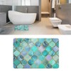 Geometry Printing Non slip Water Absorbent Mat Pad Bathroom Kitchen