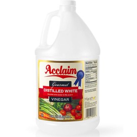 Acclaim All Natural Distilled White Vinegar, 128 Ounces (1 Gallon) - 5% Acidity