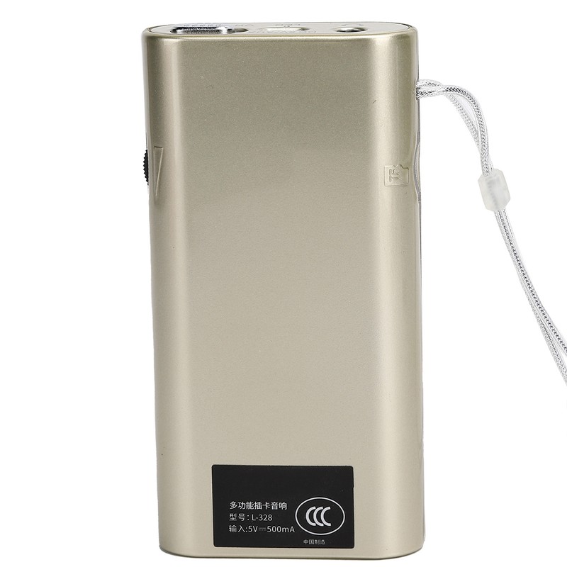 L‑328 Mini FM Radio Speaker Portable Multifunction USB Music MP3
