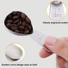 UDQYQ Stainless Steel Coffee Scoop-2 Pack Measuring Coffee Spoon (15ML