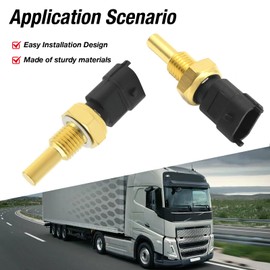 JUUDDENPARTS 500382599 Coolant Temperature Sensor with Seal Ring, Replacement for Opel Agila A Astra G Replacement for Volvo LKW 7500 8500, Replaces 90542063 6238 422