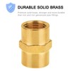 Pipe Fitting, SUNGATOR Brass Air Fitting, Coupling, 1/4" x 1/4"