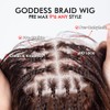 Ombre Braided Wigs for Black Women 200% Density Glueless Wigs