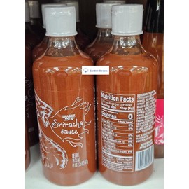 Trader Joe's Sriracha Hot Sauce 18.25oz 517g (Two Bottles)