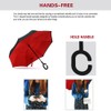 Spar. Saa Double Layer Inverted Umbrella with C-Shaped Handle, Anti-UV