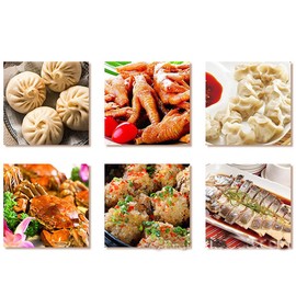 2PCS 11.8inch Bamboo Steamer Liners Mesh Cooking Rack Steamer Round Cooling Racks Pot Steamer Basket Rack for Air Fryer Stockpot Pressure Cooker Kitchen Accessories