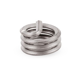 E-Z LOK Coil Threaded Insert for Metal 18-8 Stainless Steel Helical Wire Thread Insert 12-24 Internal Threads, 0.432" Length, Pack of 10