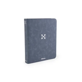 Hibana: Jewelry Case Home Edition - Steele - Zippered Binder, Anti-Tarnish Ziplock Pouches, Organization & Storage for 85 pcs, 13.25 x 10.75 x 2.5