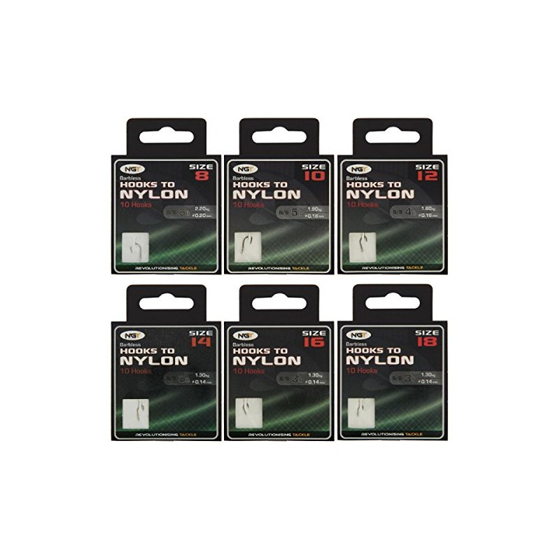 DNA Leisure 10 x New NGT Unloaded Fishing Clear Wide