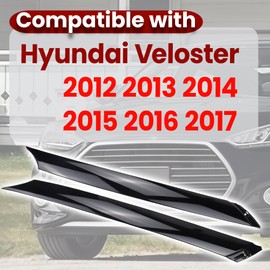 Windshield Pillar Trim Molding Left Right Side Compatible with Hyundai Veloster 2012 2013 2014 2015 2016 2017 86170-2V000 86180-2V000