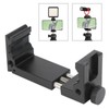 Mobile Phone Tripod Mount Clip Adjustable Phone Clamp with Cold