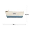 [Luddite] Radite Pencil Case, Two-Tone Boat Pencil Case, Slim, multicolor