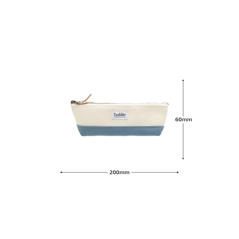 [Luddite] Radite Pencil Case, Two-Tone Boat Pencil Case, Slim, multicolor