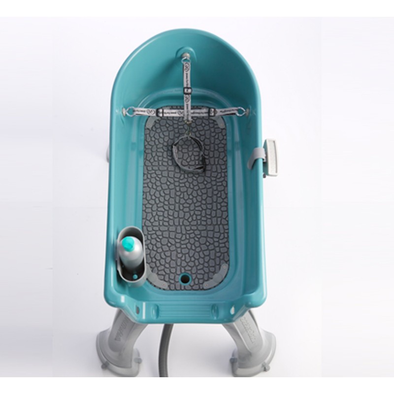 Booster Bath Elevated Pet Bathing Medium (Red)