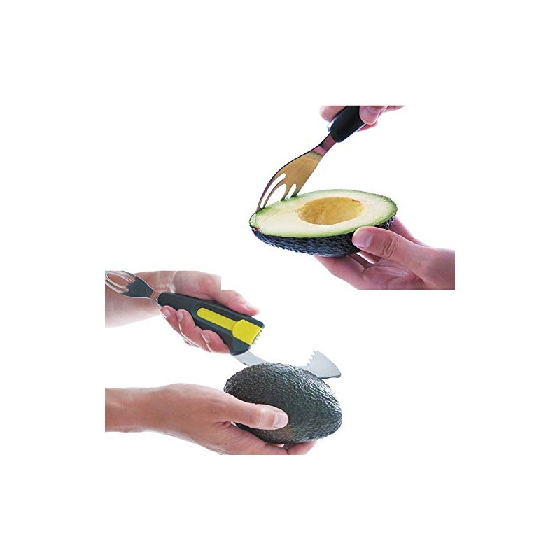 Lacor Avocado Peeler 5 Functions, Stainless Steel, Silver, 24 x