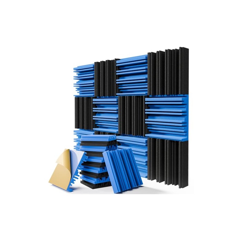 12 Pack Sound Proof Foam Panels for Walls, 12" x
