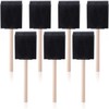 CustomyLife 7 Pcs Foam Paint Brushes, 2 inch Wood Handle