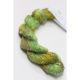 Artyarns Beaded Silk & Sequins Light (H Series) H32 Go Greens (Silver)