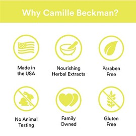 Camille Beckman Crema hidratante para tratamiento de pies, menta cítrica, 6 onzas