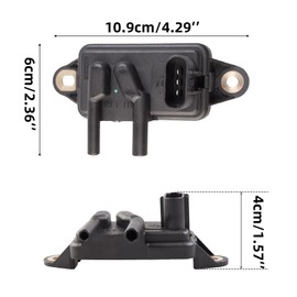 EGR Valve Pressure Feedback Sensor Replacement for Ford F-150 F-250 F-350 Ranger,Mercury,Lincoln Town Car，DPFE15, F77Z9J460AB, VP8T,F77Z9J460AB