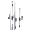 Orivin 3 Pack Easy Install Black Metal Simulation Antennas for