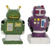 Dakota Robot Salt and Pepper Shakers, 2 Pieces