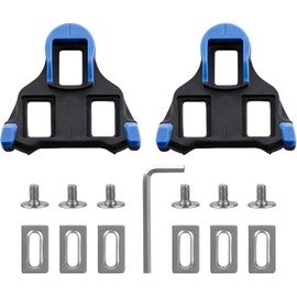 Bicycle Cleats Compatible with Shimano SPD-SL Pedals, Bicycle Pedal Cleats for SM SH-10 SH11 SH12 System Shoes - Indoor Outdoor Road Bike Cleats, Cleats Bicycle Accessories Set for Road Bikes and