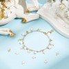 UNICRAFTALE 36 Pieces 3 Styles 18 Carat Gold-Plated Moon Star