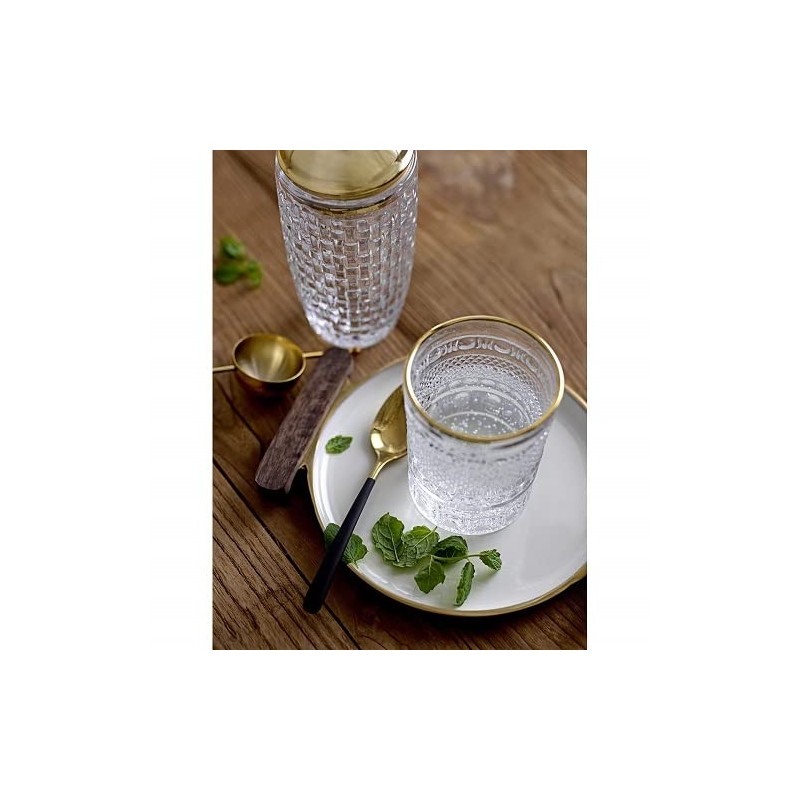 Bloomingville Cocktail Shaker, klar goldfarben, Glas