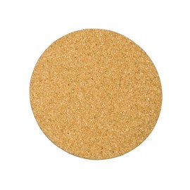 Zeller Present 01110 Cork Coasters, Round, Diameter 11 cm, Natural (Pack of 4)