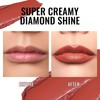 OULAC Moisturising Shine Lipstick Reddish Brown, Shimmering with Shiny Surface,