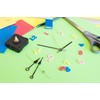 TFA Dostmann Analoges Uhrwerk mit zwei Uhrzeigersets, 60.3024.01, leises Sweep-Uhrwerk,